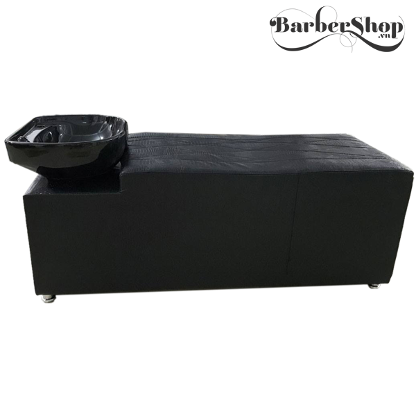 Giường gội gỗ bọc da Barber BG-002